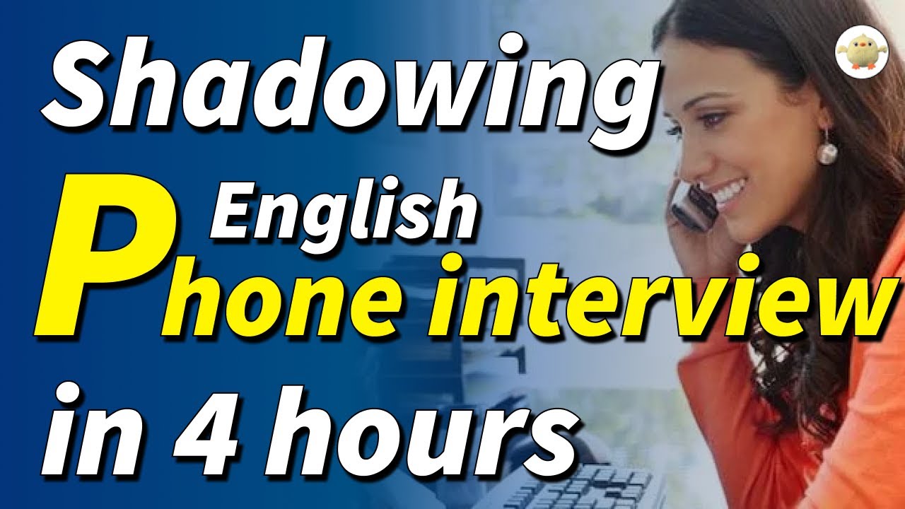 Practice English job telephone Interview Conversations, job interview common questions in 4 hours