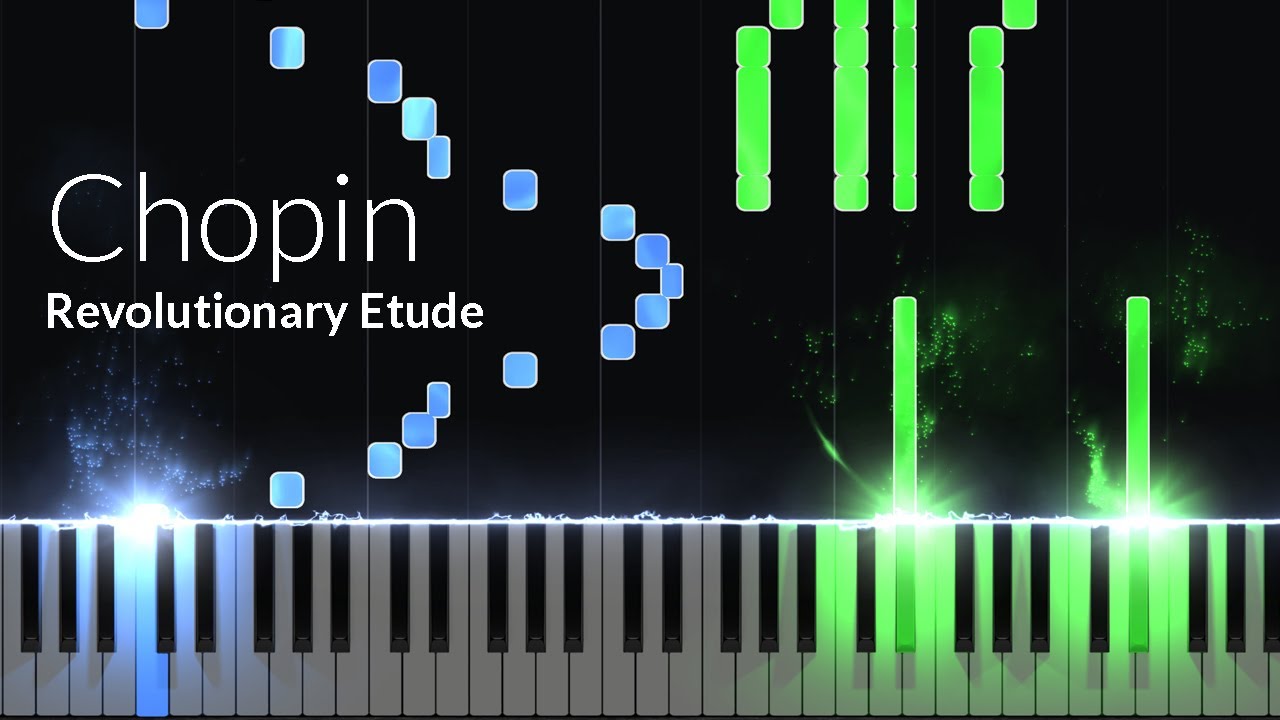 &Eacute;tude in C minor, Opus 10 No. 12 (Revolutionary) - Chopin [Piano Tutorial] (Synthesia)