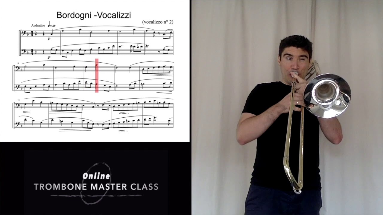 LPT#1 Bordogni's Vocalize for 2 trombones Nr 2 - Fabrice Millischer
