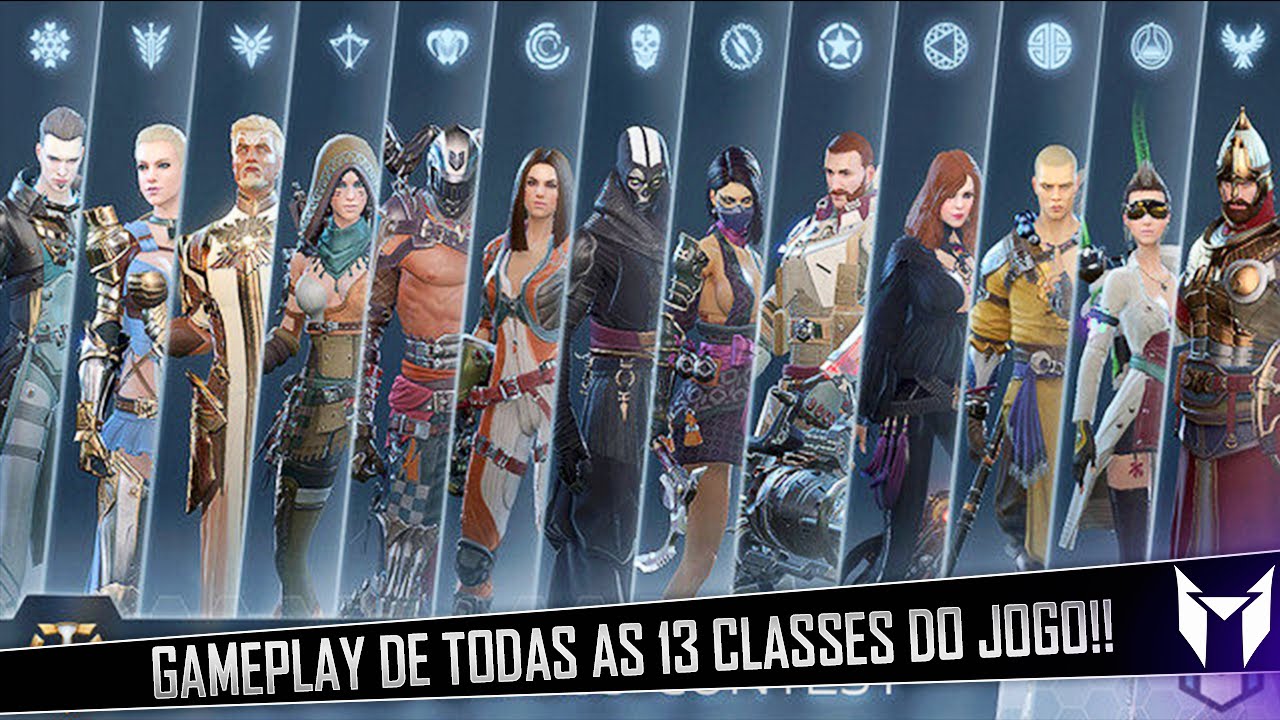 Skyforge Todas as 13 classes do jogo!!