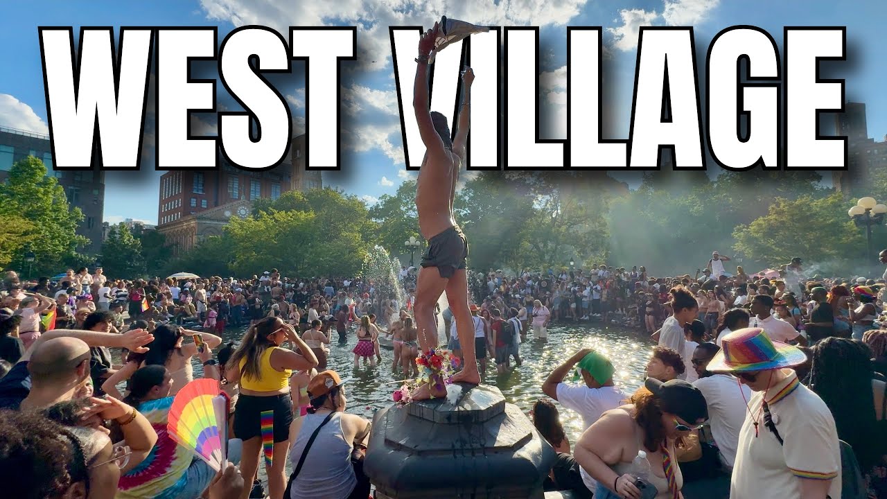 NEW YORK CITY Walking Tour [4K] - Wild 🔥 Walking Tour in WEST VILLAGE After Pride Parade