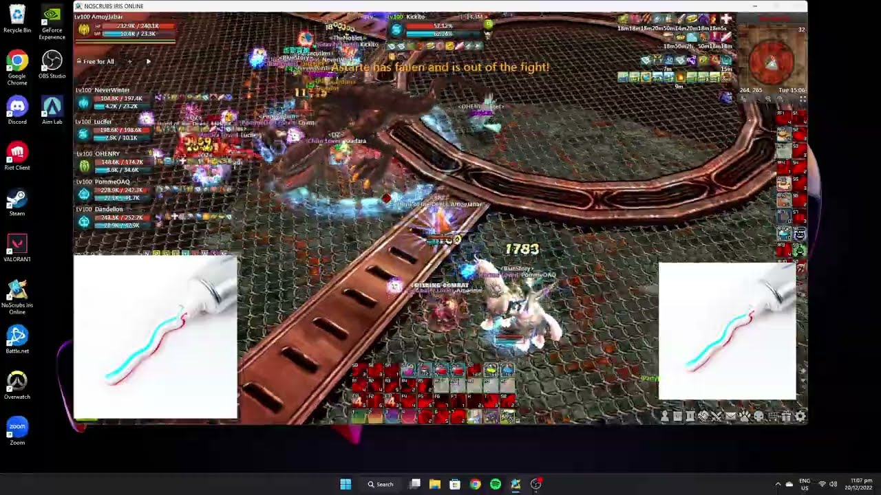 NoScrubs iris online - Fire Pit [tutorial on how to still lose whilst having 4 healers on your side]