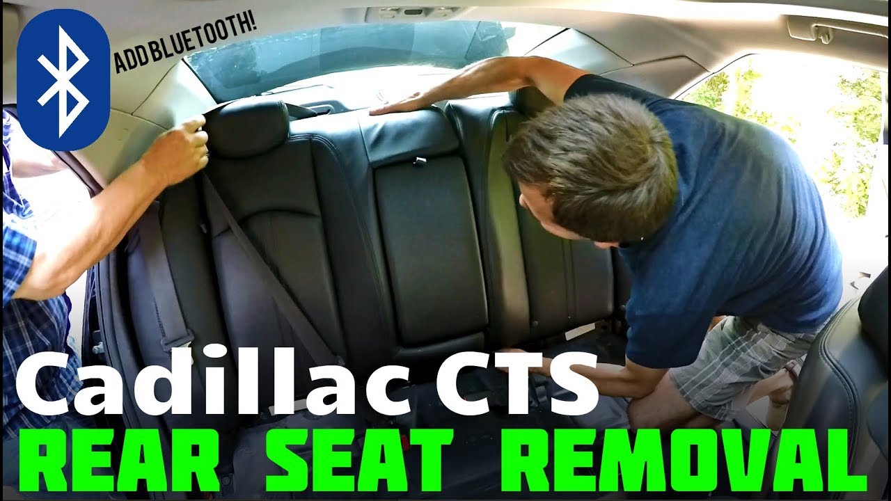 Cadillac CTS Rear Seat Removal & Bluetooth Upgrade Guide! (Second Generation)