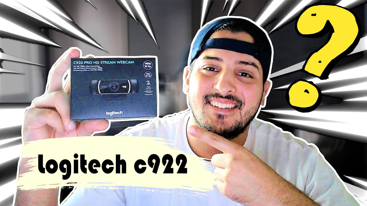 Logitech c922 Pro HD Webcam Unboxing Review 😍 شريت احسن ويب كام فالسوق ومندمتش