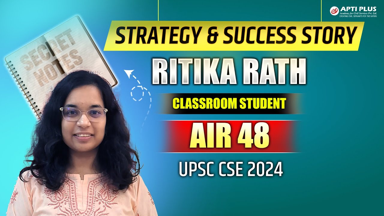 🚨LIVE UPSC CSE 2024 Strategy & Success Story | RITIKA RATH classroom Student | AIR 48, UPSC  2024