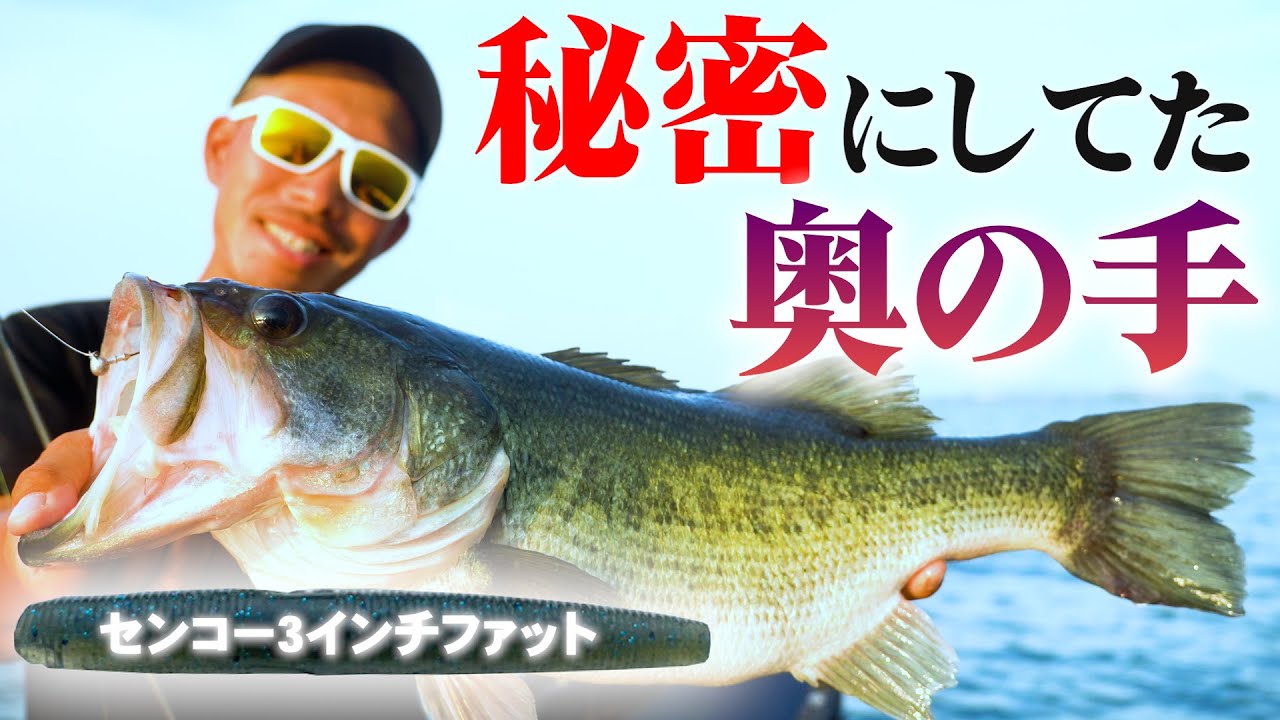 【バス釣り】センコーを使った意地でも釣りたい時の奥の手とは？琵琶湖ガイドのテクニック