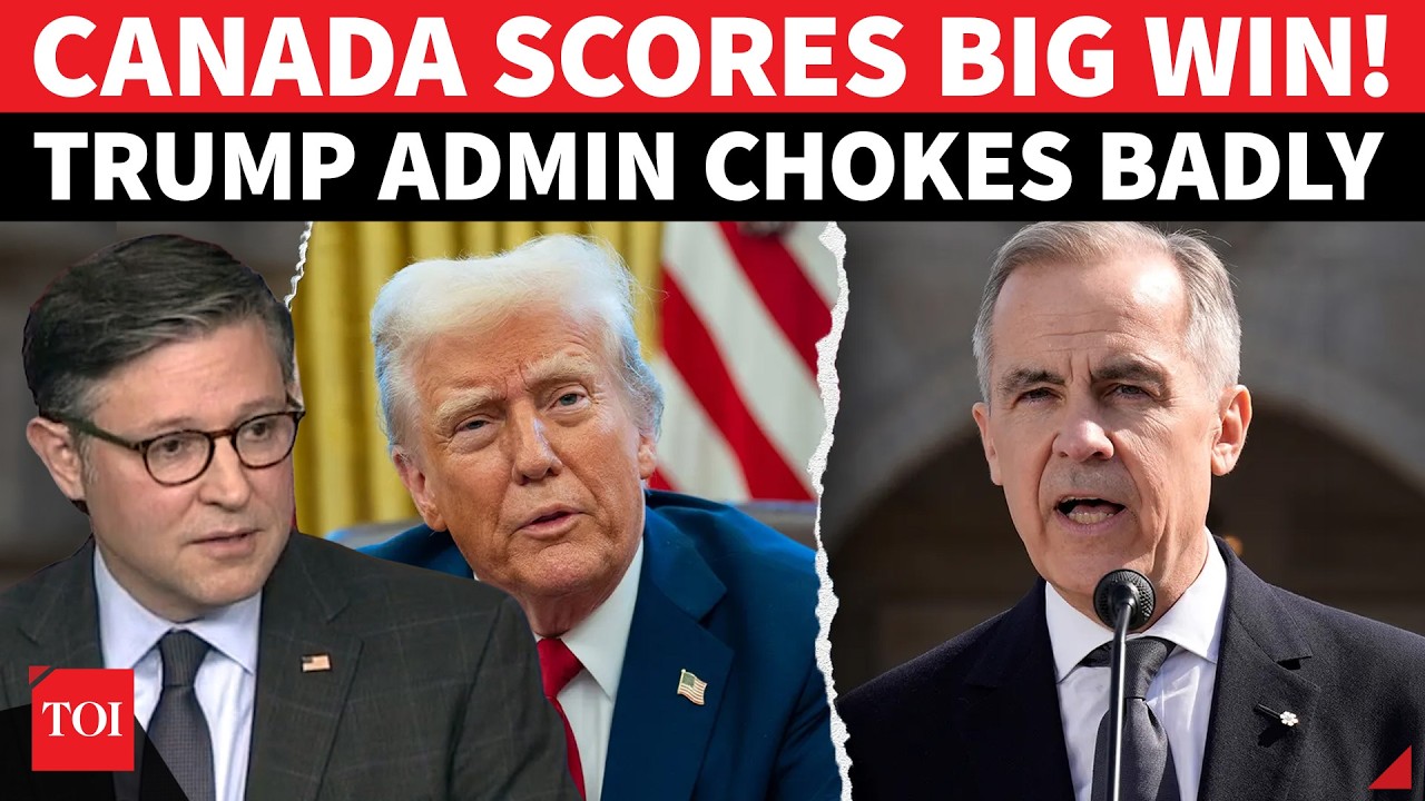 &lsquo;NEW CANADA DEAL ON THE TABLE&rsquo;: Carney Breaks Trump After With Threat; Mike Johnson&rsquo;s Admits Loss