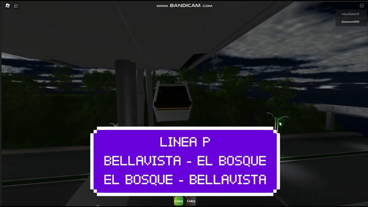 ROBLOX - Metrocable de Paraiso | LINEA P | Bellavista - El Bosque - Bellavista