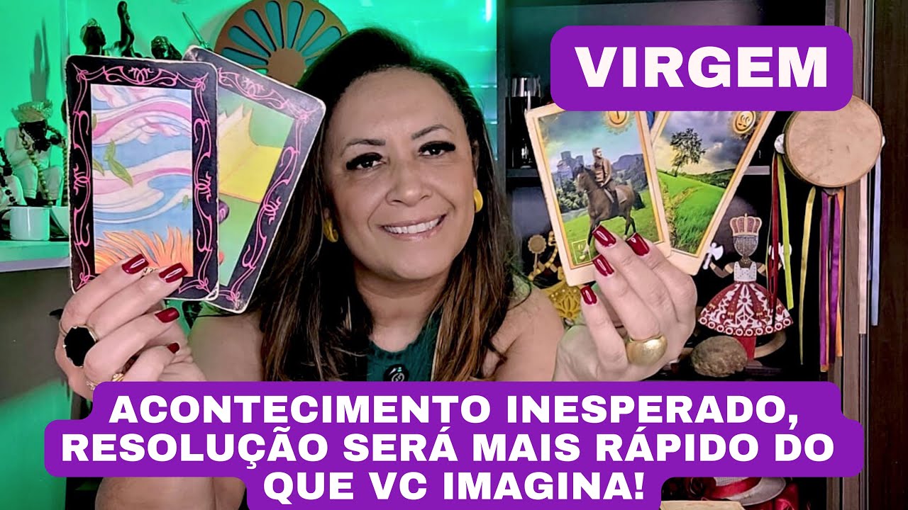 VIRGEM ♍️ ACONTECIMENTO INESPERADO, RESOLUÇÃO SERÁ MAIS RÁPIDO DO QUE VC IMAGINA!