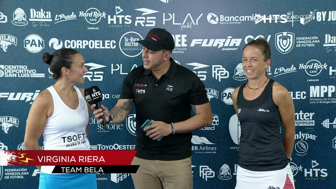 Padel Fest Vzla - Entrevista a Patricia Llaguno y Virginia Riera