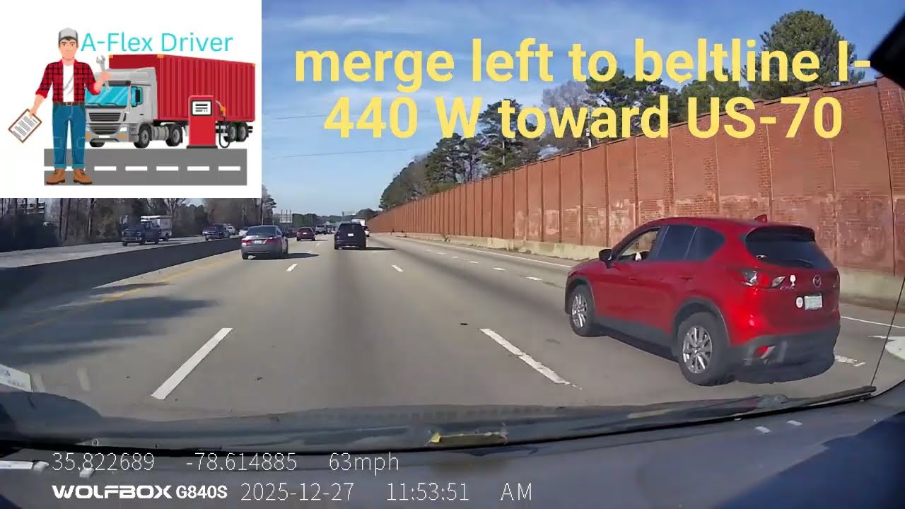 🚗 The Journey To  🚗 Raleigh Memorial Park and Mitchell Funeral Home #i440 #us70