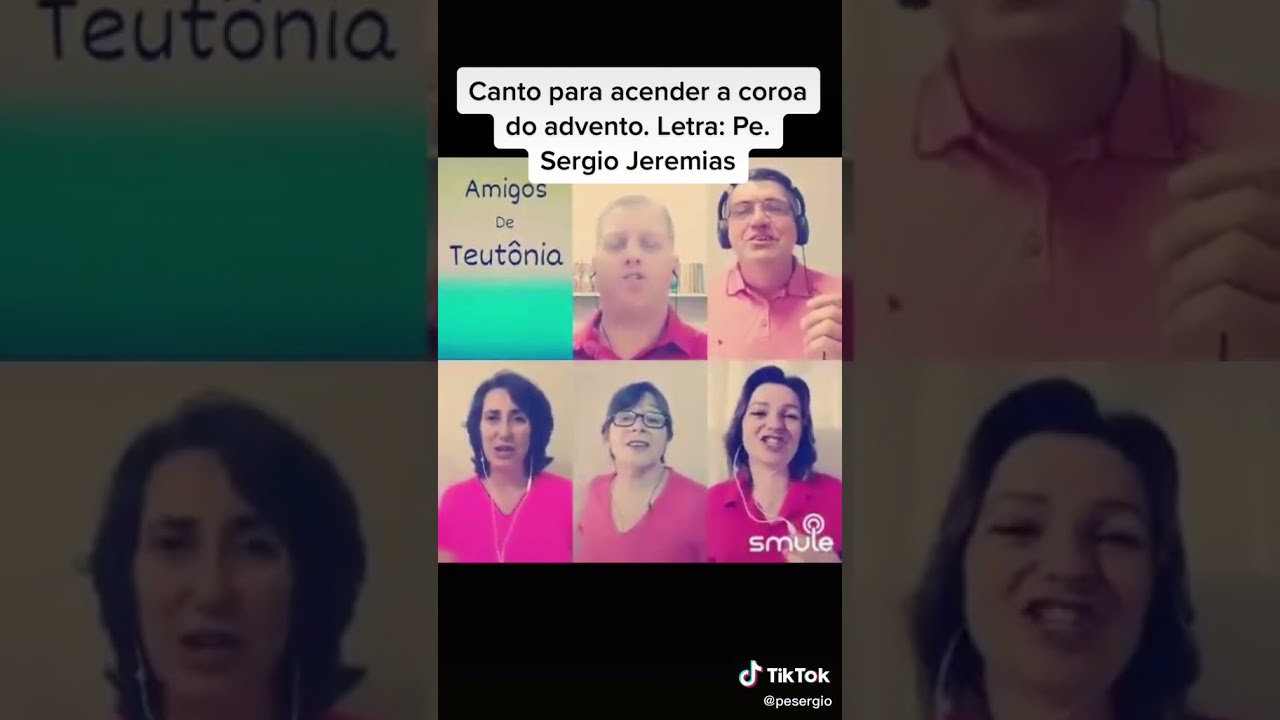 Canto para acender a coroa do advento. Letra: @pesergiojeremias