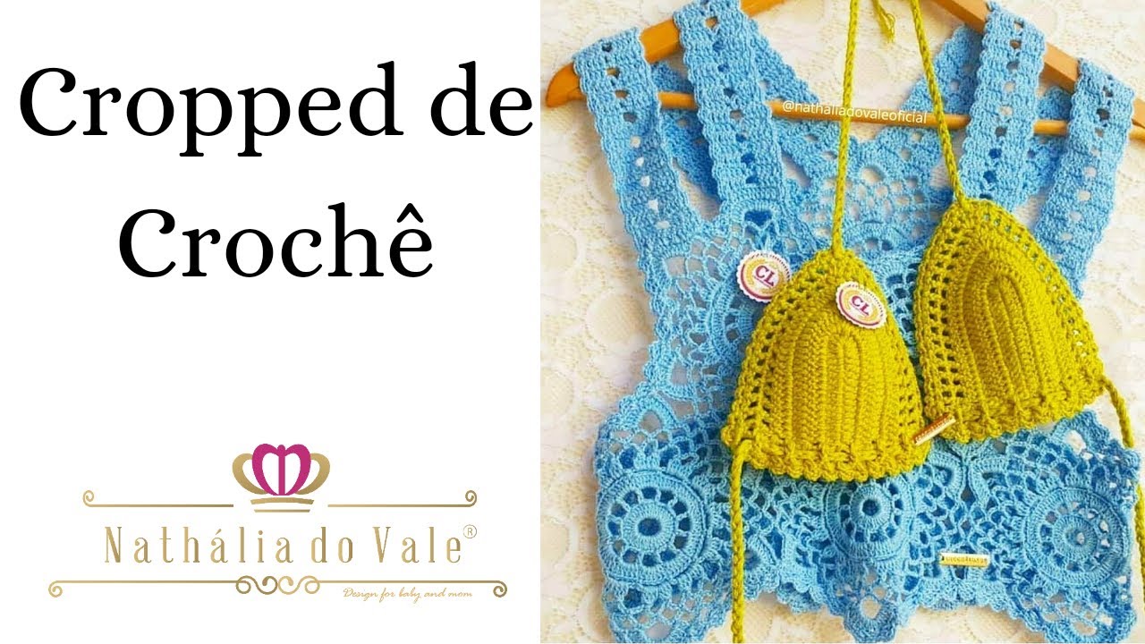 CROPPED DE CROCHÊ | BLUSA DE CROCHÊ  passo a passo!♡