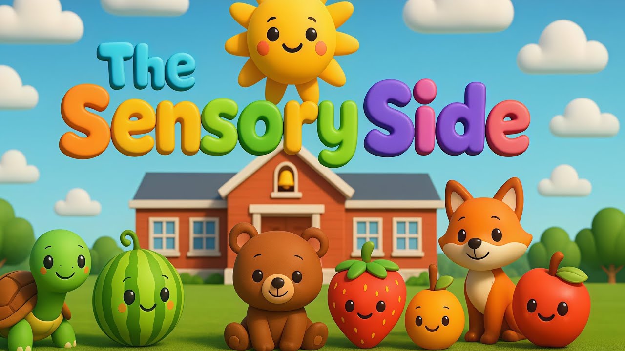 Baby Sensory 🐾🍓 Smoothie Mix And Animals Dance Fun Cute | The Totally Animal & Fruit With Animation