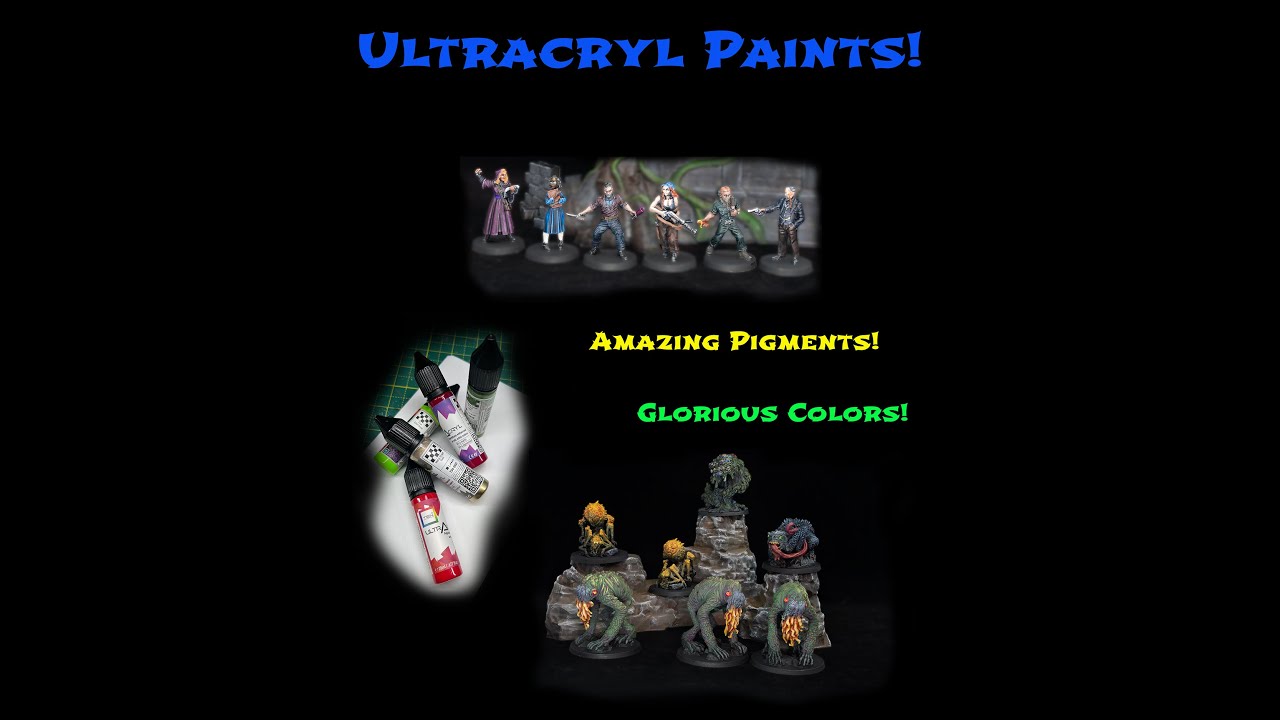 Initial Impressions of Ultracryl Paints with Cthulhu Death May Die