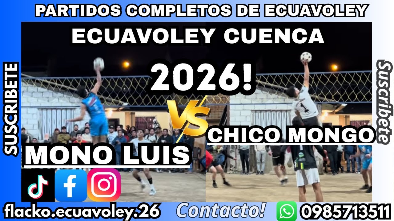 🏆Mono Luis vs Chico Mongo🔥Ecuavoley Cuenca 2026🤙