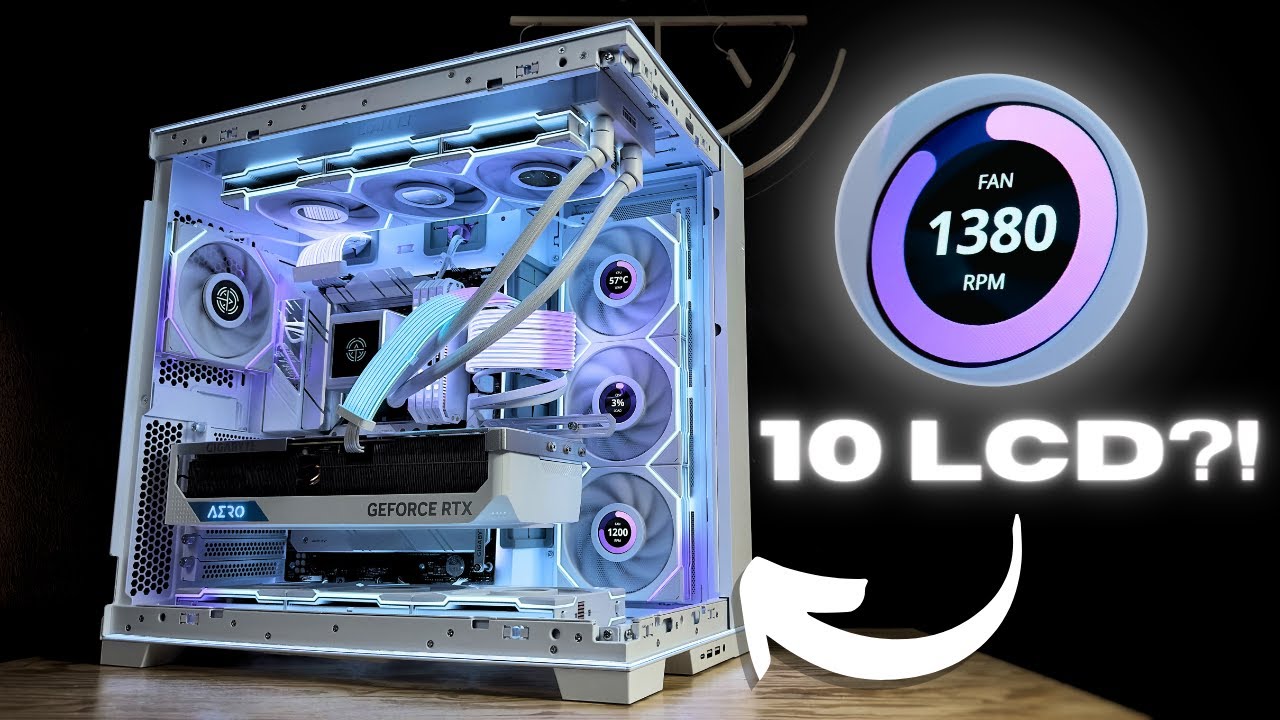 A PC with ONLY the TL LCD fans ft. Lian Li [RTX 4080 | 7800X3D]
