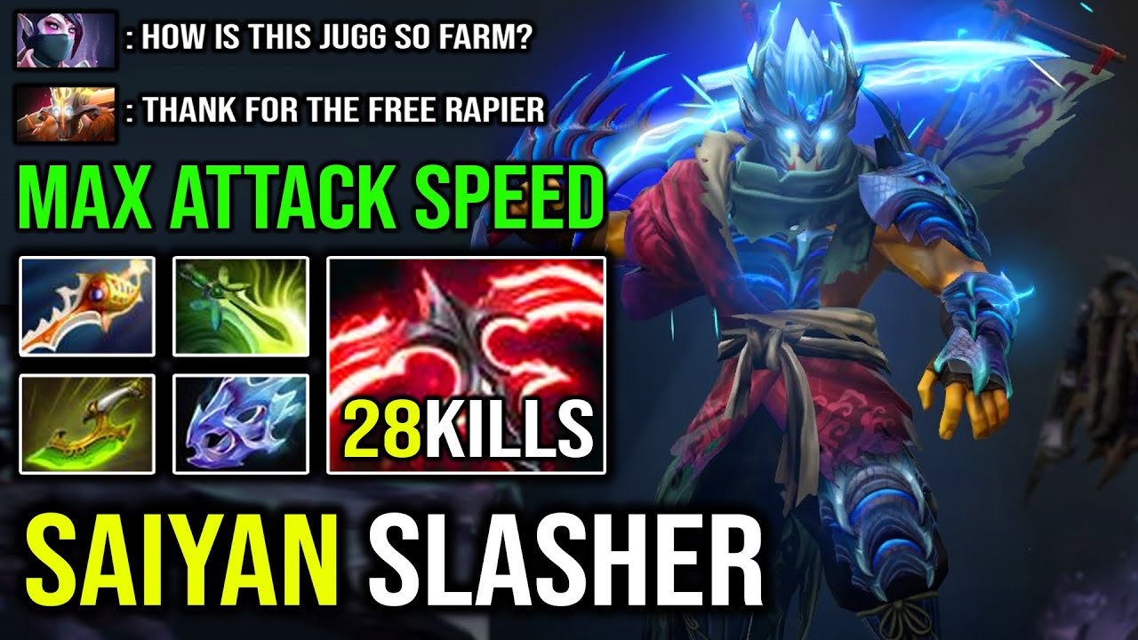 Most Satisfying Slash Ever!! Brutal Saiyan Max Attack Speed Juggernaut with Butterfly + Desolator 2