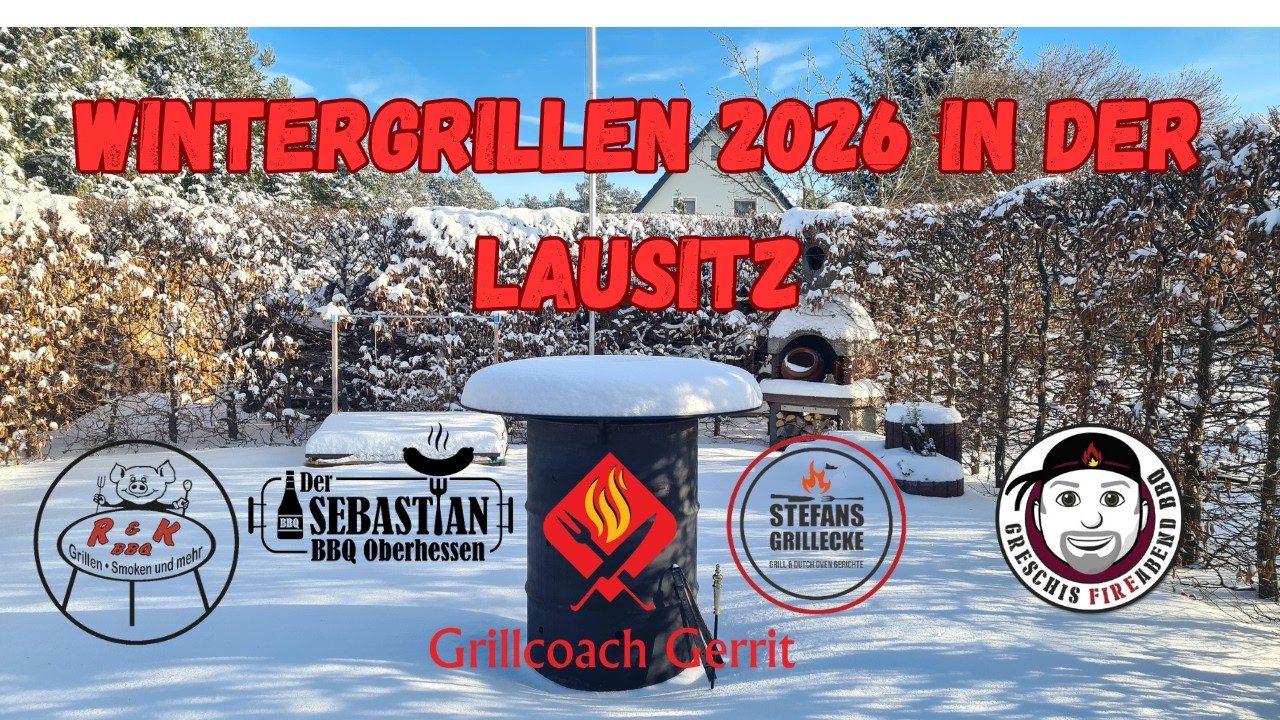 Wintergrillen der Abend vorher