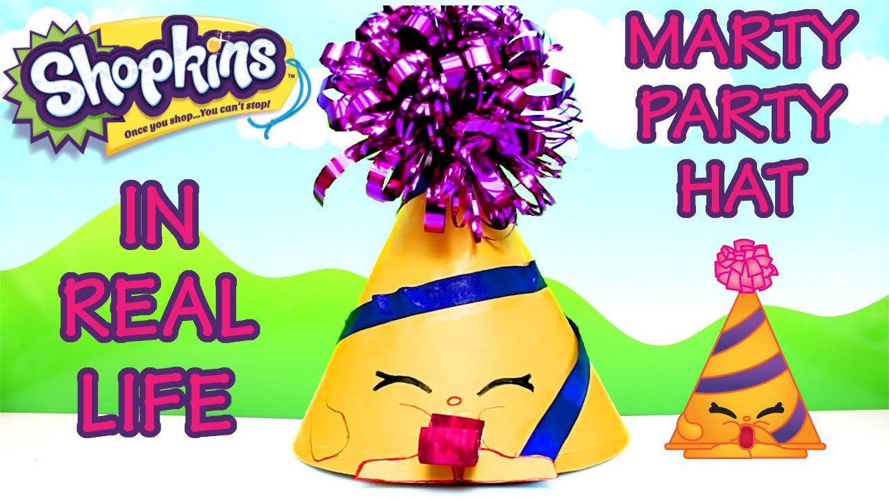 Shopkins in Real Life #39 Marty Party Hat from Season 4
