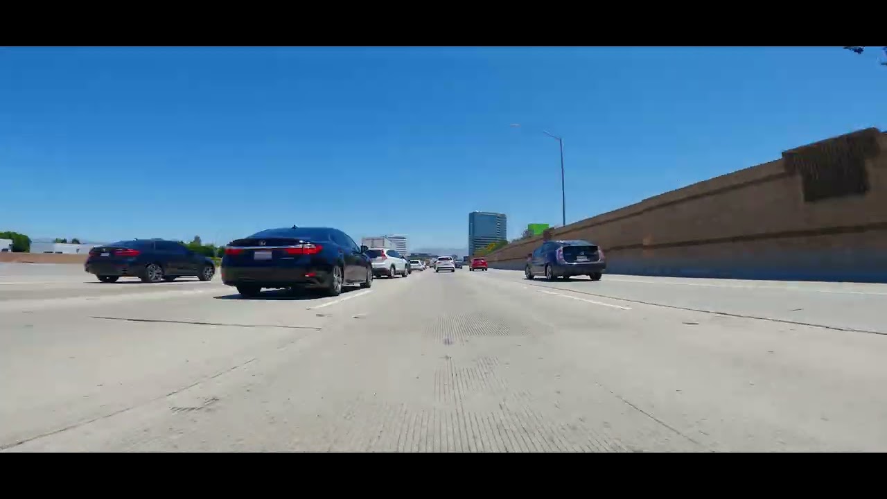 Orange County, California to Santa Barbara Timelapse.