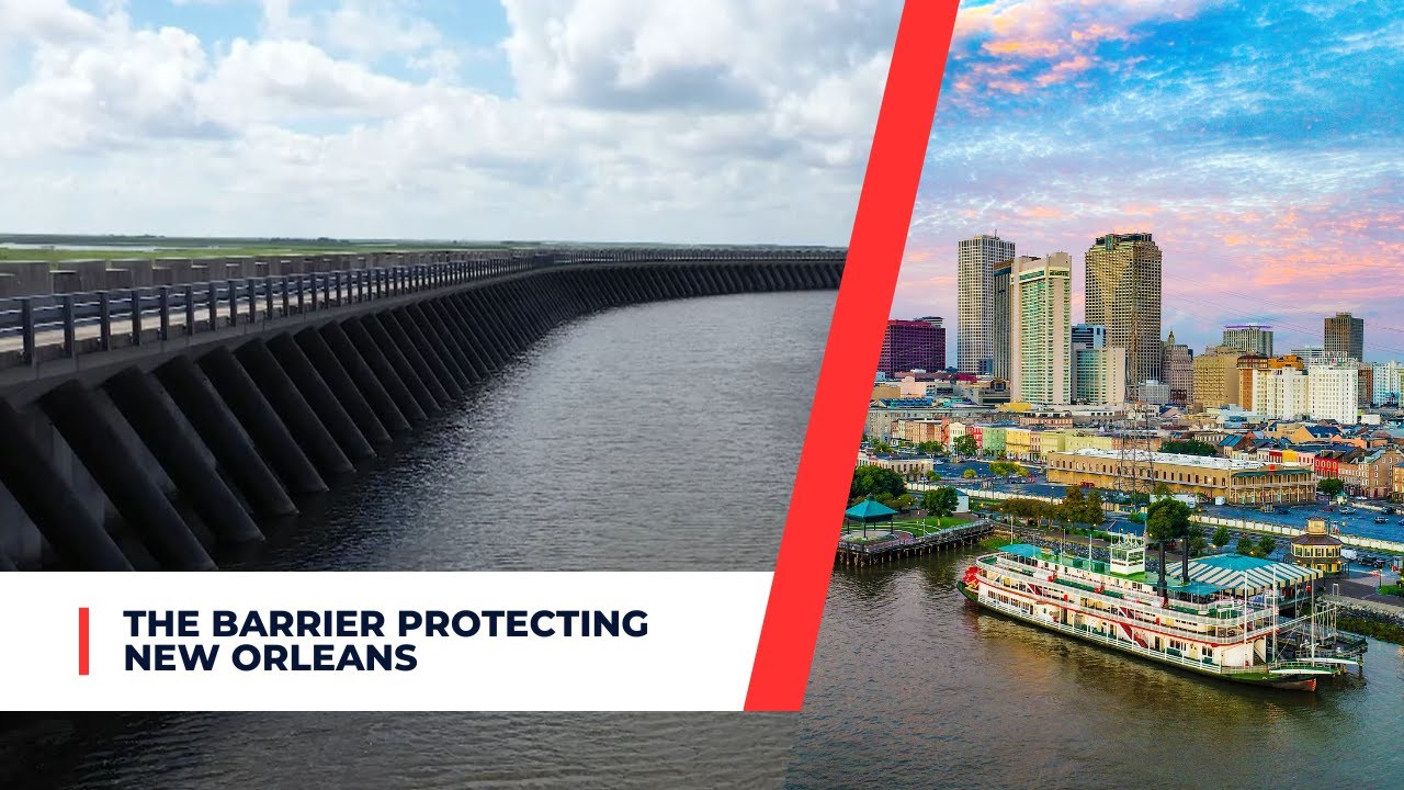 Inside the storm surge barrier built to protect New Orleans after Katrina