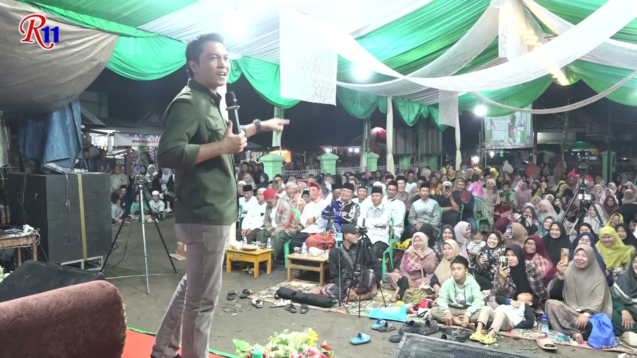 ANTUSIAS WARGA UNTUK MELIHAT USTADZ NANA CERAMAH