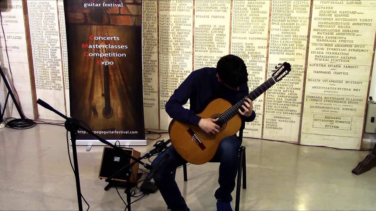 Toxiadis Christos 3rd place in Arpege Guitar Festival 2016