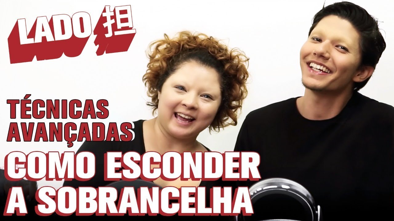 TUTORIAL: COMO ESCONDER A SOBRANCELHA | TÉCNICAS AVANÇADAS | LADO DANJAH com Palloma Maremoto
