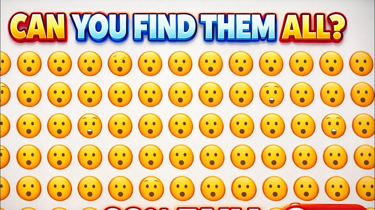 Focus Challenge: Only Sharp Eyes Can Find Them All!