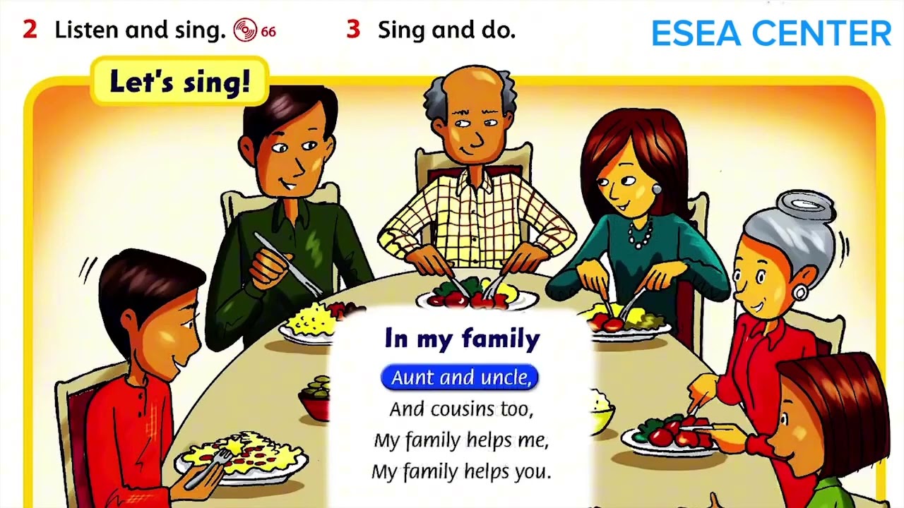 [Karaoke] - Song - In my family - Unit 6 - Family and Friends 1 (2nd)