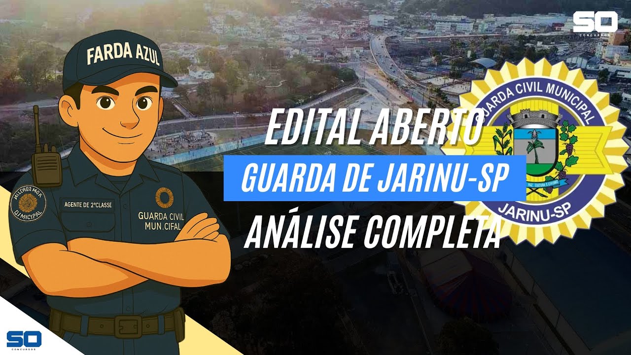 AN&Aacute;LISE DO EDITAL GCM JARINU 2026