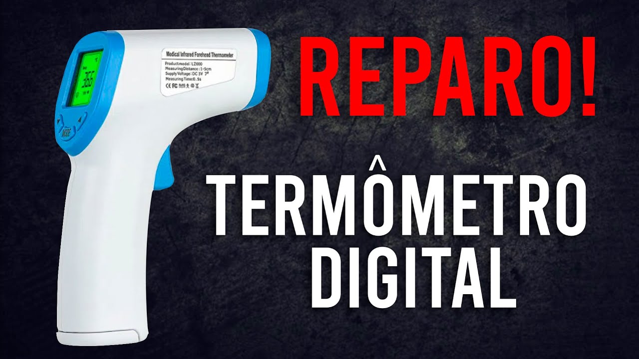 Como Consertar Termômetro Digital | Arrumar Botão de Termômetro Digital