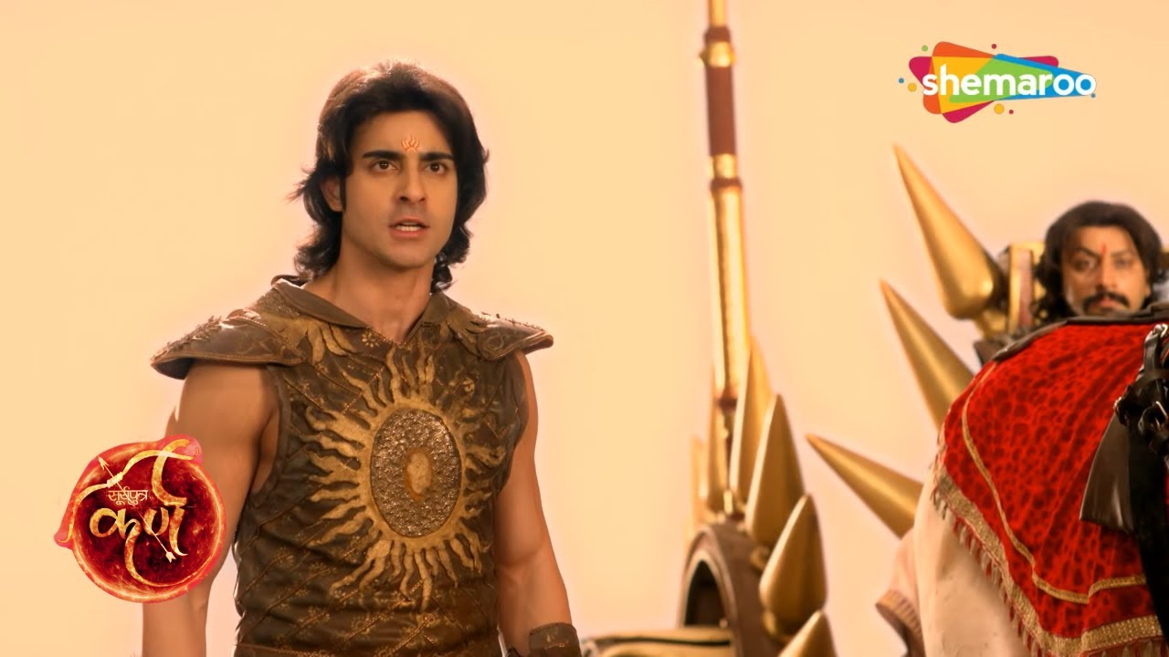 जब कर्ण का रथ फसा कीचड़ में | सूर्यपुत्र कर्ण | Suryaputra Karn - 281
