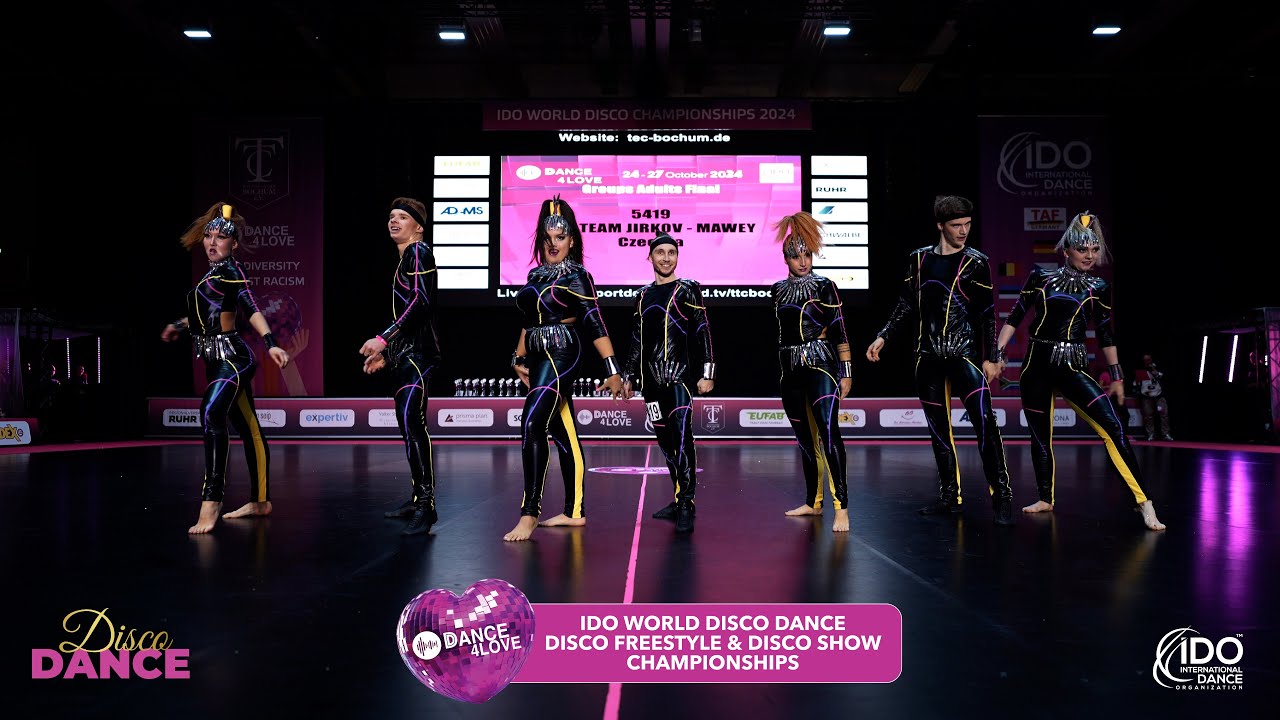 THE TEAM JIRKOV MAWEY | CZECHIA | 2nd Place IDO Disco Dance World Championship 2024 | Adults Groups