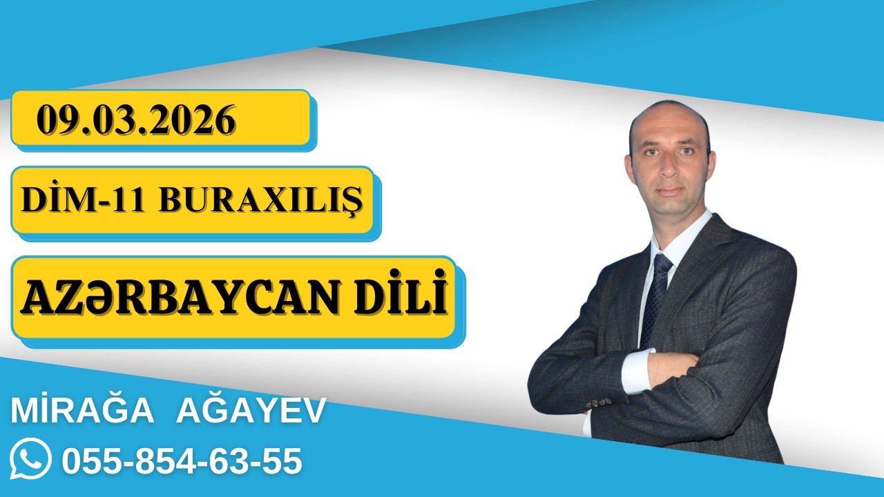 Azərbaycan dili. 09.03.2026 Buraxılış