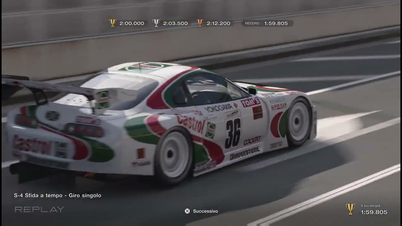 S-4: Tokyo Expressway - South Inner LoopAuto - GR Supra RZ '20 - ORO [GRAN TURISMO 7 - PS5]