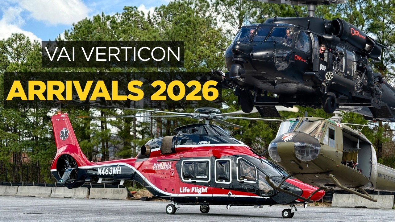 The Biggest Helicopter Fly-In of 2026! VAI Verticon Arrivals Day 1 & 2
