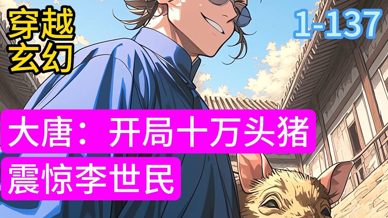1-137 《大唐：开局十万头猪，震惊李世民》李贤穿越成为李世民失散八年的长子，带领三千锦衣卫养十万头猪！李二见到猪膘肥体壮，上前查看，被当做偷猪贼抓住