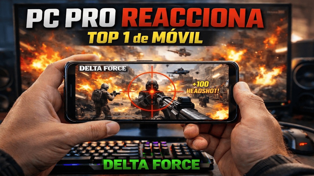 ASÍ JUEGA el TOP 1 DEL MUNDO de DELTA FORCE en MÓVIL 😨PARECE AIMBOT