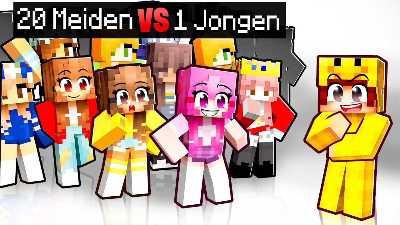 Dennus Gaat Op DATE Met 20 MEIDEN In Minecraft!