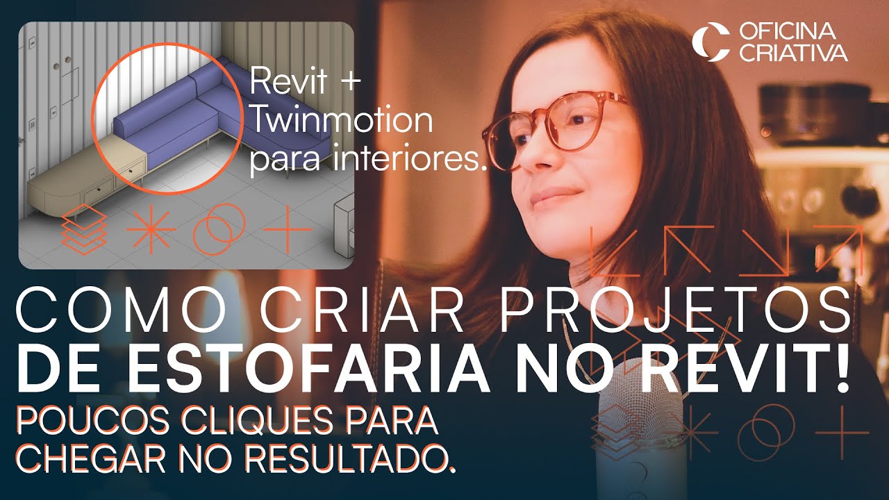 REVIT PARA INTERIORES: Estofaria e Marcenaria em Perfeita Harmonia com POUCOS CLIQUES!