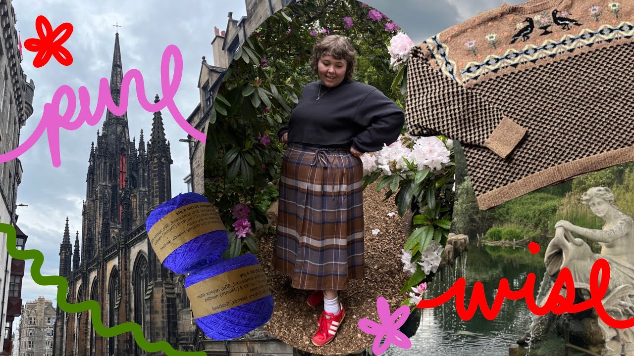 ✨ 🌸 Подкаст о вязании Purlwise, эпизод 35 🌼 Свитер Jackdaw закончен, покупки пряжи из Великобрита...