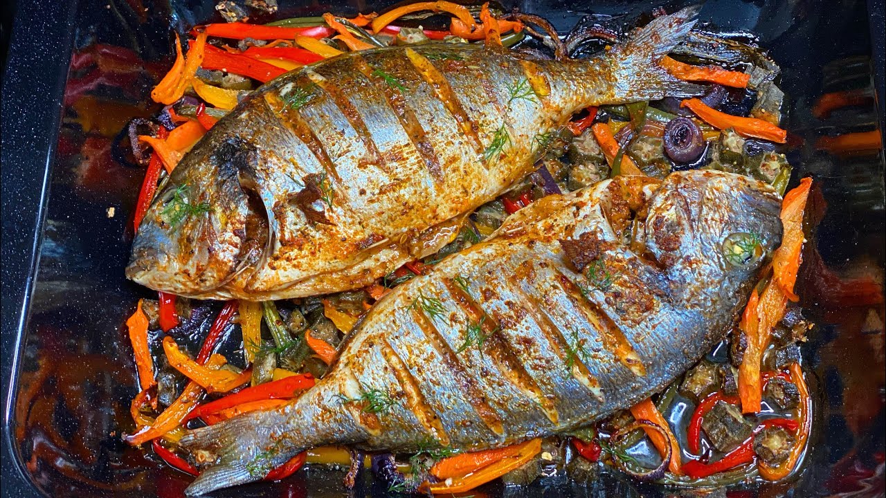Oven Roast Fish Easy Step by Step || Sea Bream Recipe