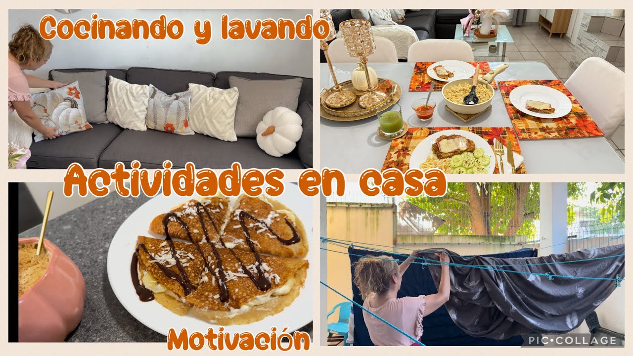 Día productivo/Desayuno😋 Lavandería 🧼 limpieza🍁🍁