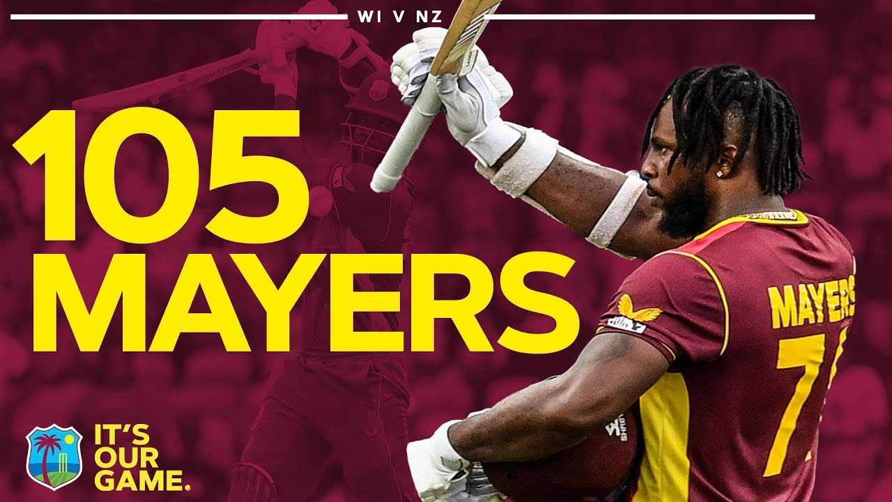 👏 Stunning Innings! | Kyle Mayers Hits 105 Against The Black Caps | West Indies v New Zealand