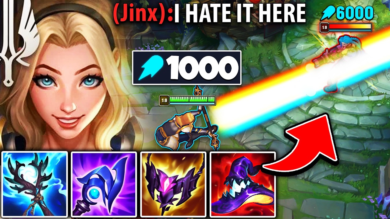 LUX BUT I HAVE 1000 AP AND ONE SHOT YOU IN FOUNTAIN! (THIS JINX WAS TILTED)