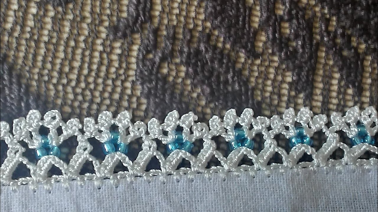 45.TIĞ OYASI BONCUĞUM DARDA MODELİ(bead crochet)