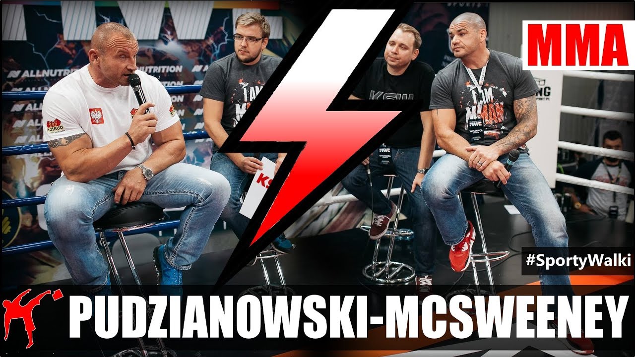 KSW 40 wojna na słowa: Mariusz Pudzianowski vs James McSweeney