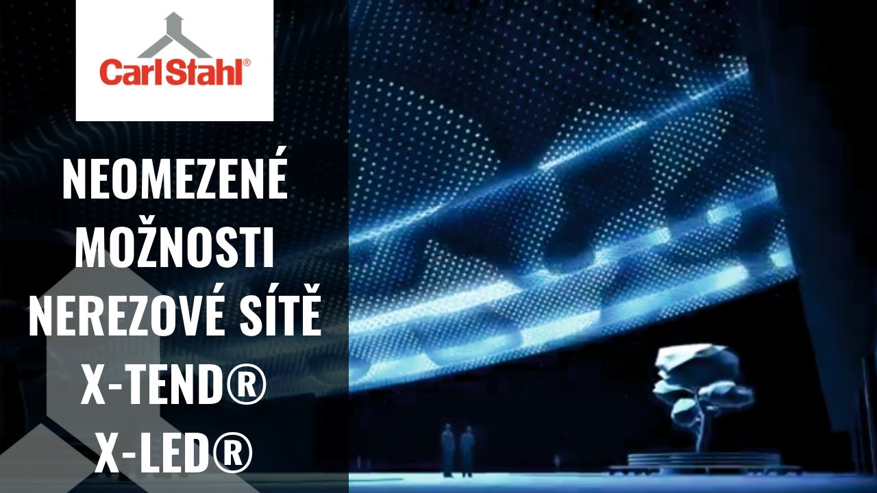 Nerezová síť X-TEND® a X-LED® v architektuře | Carl Stahl nerezové sítě a lana